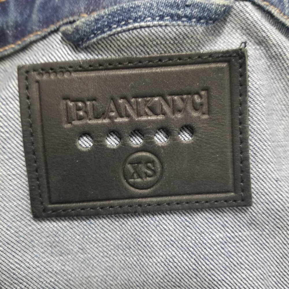 BLANK NYC Blue Denim Jacket In Diet Pill XS - Picture 13 of 16